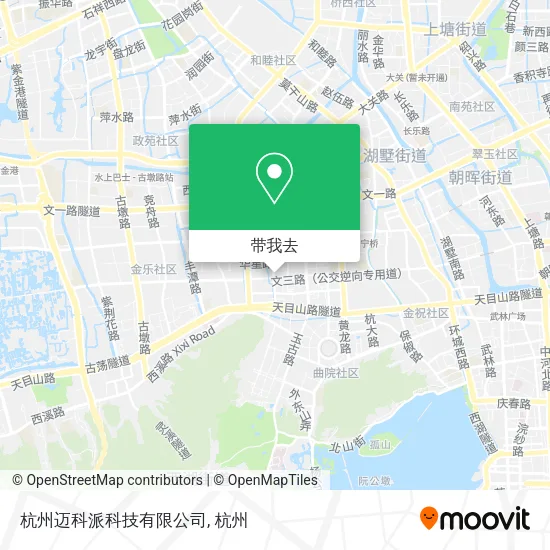 杭州迈科派科技有限公司地图