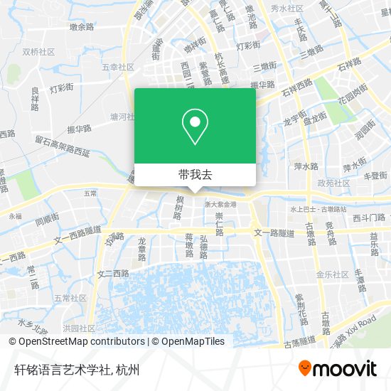 轩铭语言艺术学社地图