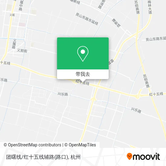 团曙线/红十五线辅路(路口)地图