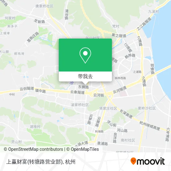 上赢财富(转塘路营业部)地图