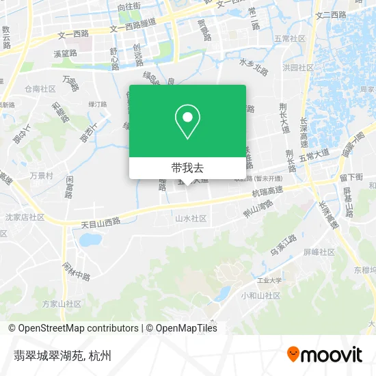 翡翠城翠湖苑地图