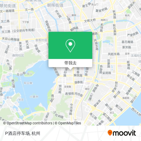 P酒店停车场地图