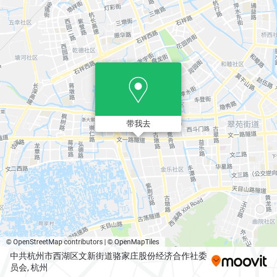 中共杭州市西湖区文新街道骆家庄股份经济合作社委员会地图