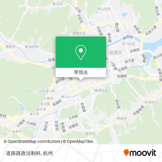 道路路政法制科地图