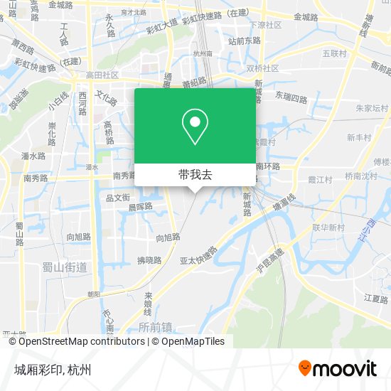 城厢彩印地图
