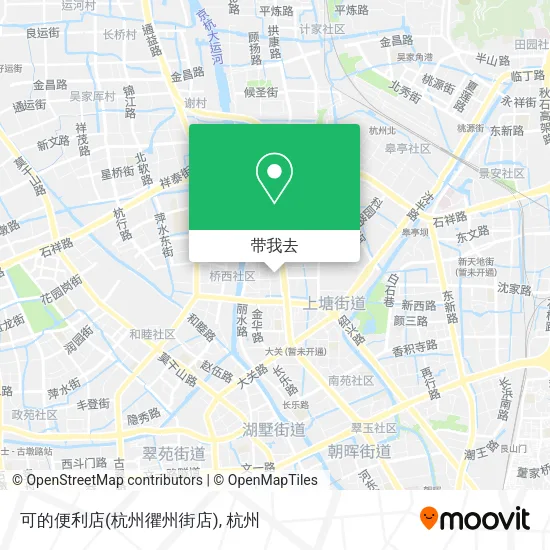可的便利店(杭州忂州街店)地图