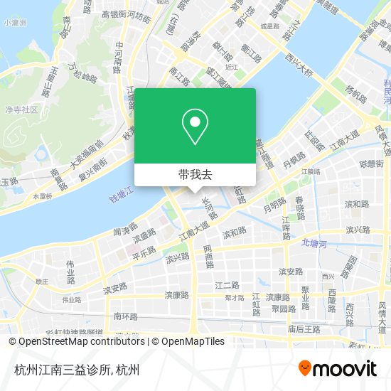 杭州江南三益诊所地图
