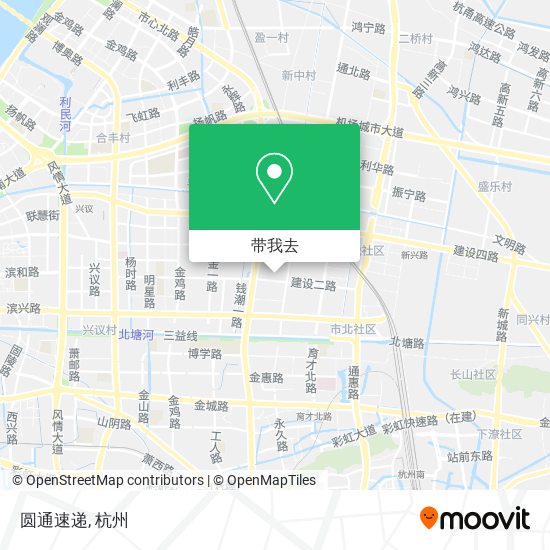 圆通速递地图