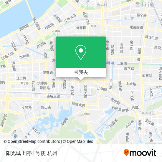 阳光城上府-1号楼地图