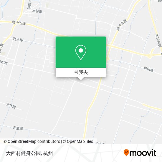 大西村健身公园地图