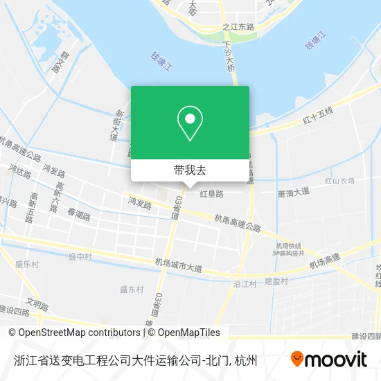 浙江省送变电工程公司大件运输公司-北门地图