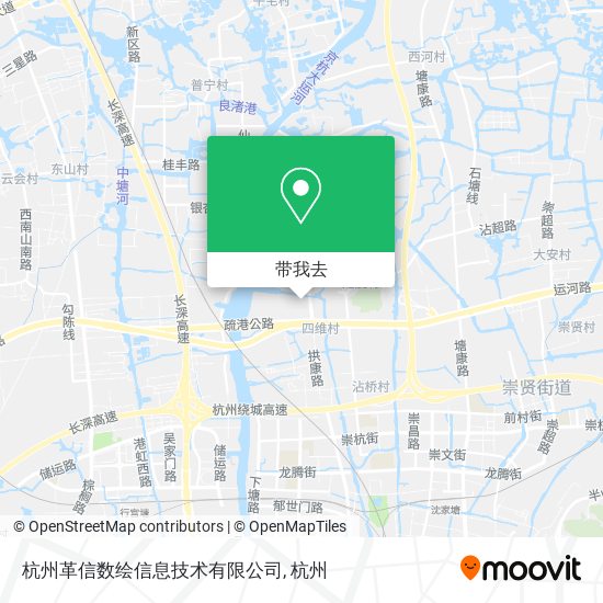 杭州革信数绘信息技术有限公司地图