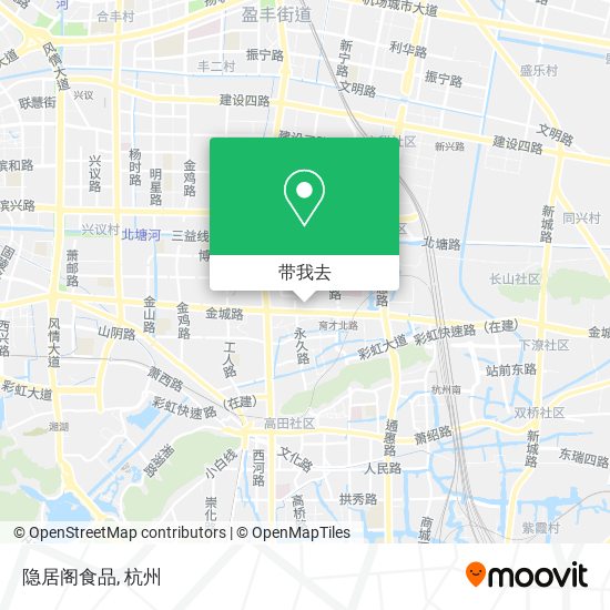 隐居阁食品地图