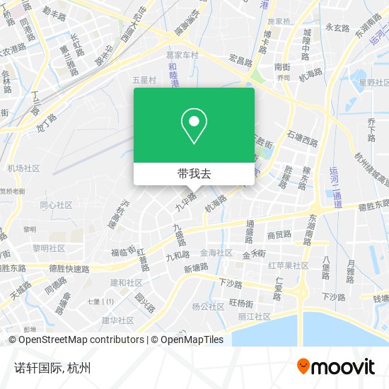诺轩国际地图