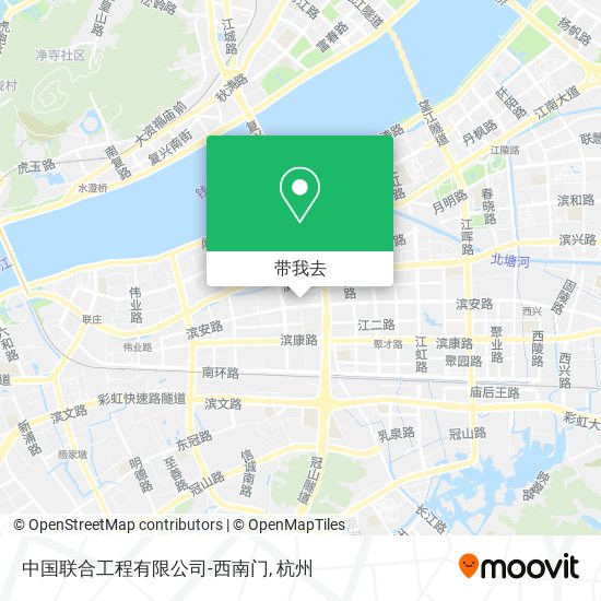 中国联合工程有限公司-西南门地图