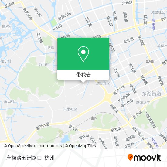 唐梅路五洲路口地图