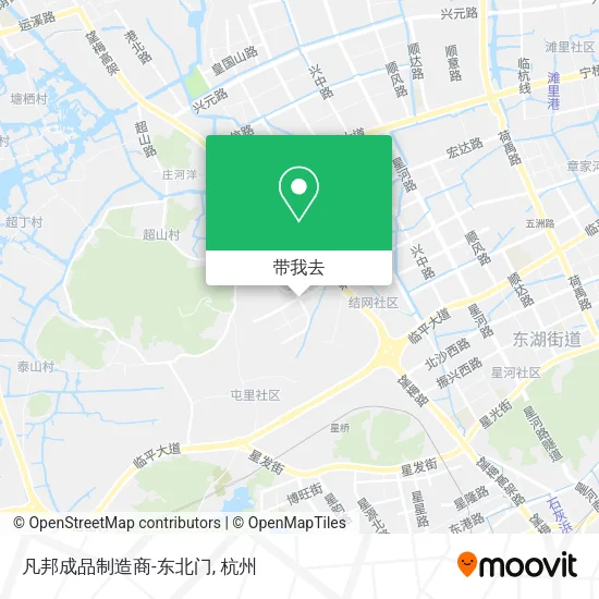 凡邦成品制造商-东北门地图