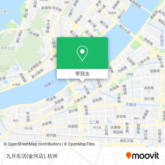 九月生活(金河店)地图