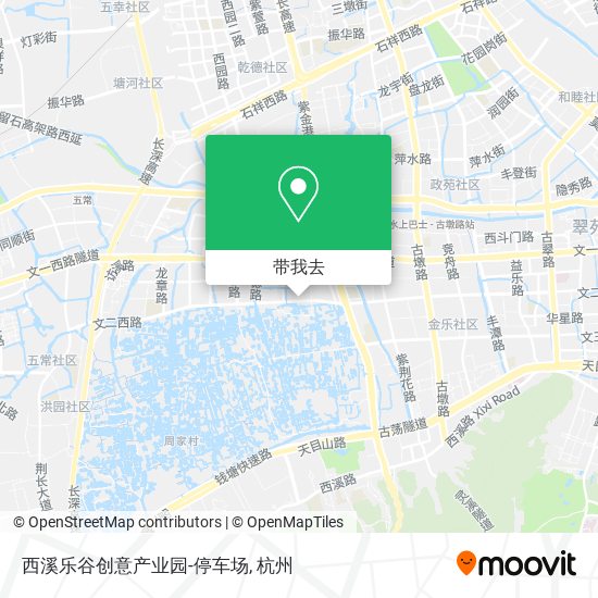 西溪乐谷创意产业园-停车场地图