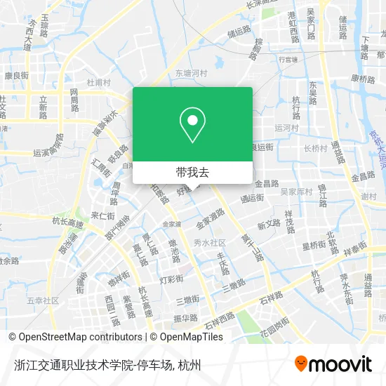 浙江交通职业技术学院-停车场地图