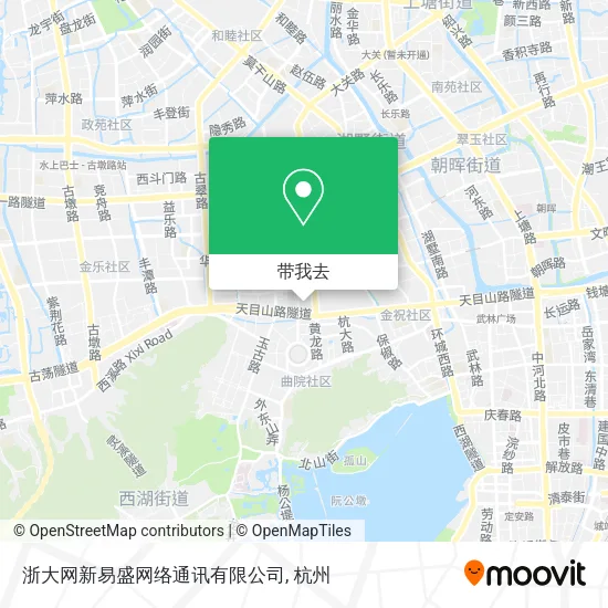 浙大网新易盛网络通讯有限公司地图