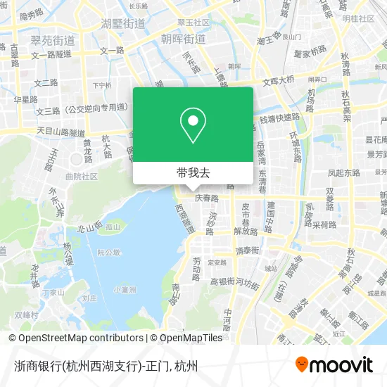 浙商银行(杭州西湖支行)-正门地图