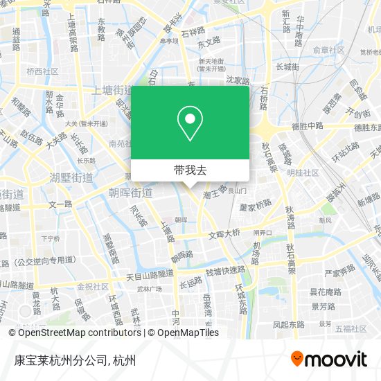 康宝莱杭州分公司地图
