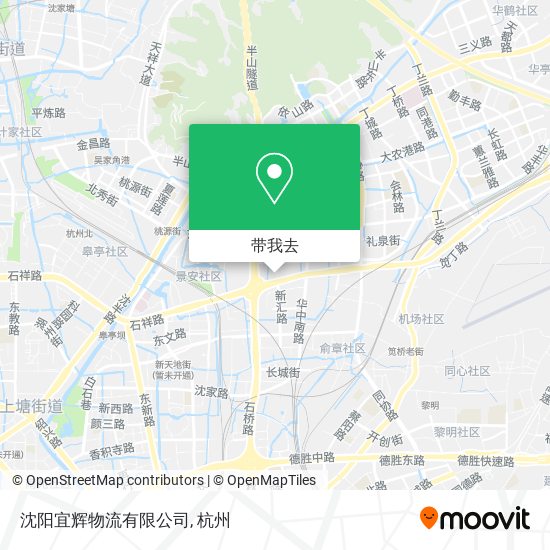 沈阳宜辉物流有限公司地图