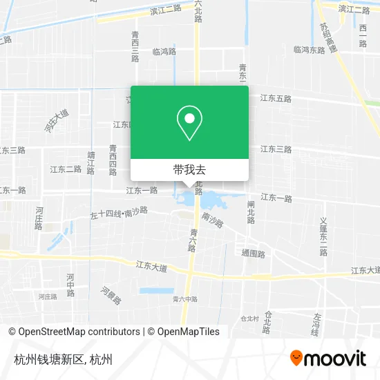杭州钱塘新区地图