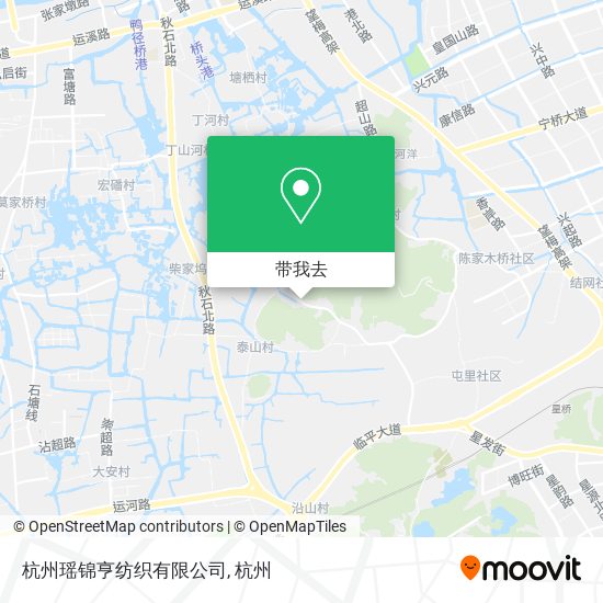 杭州瑶锦亨纺织有限公司地图
