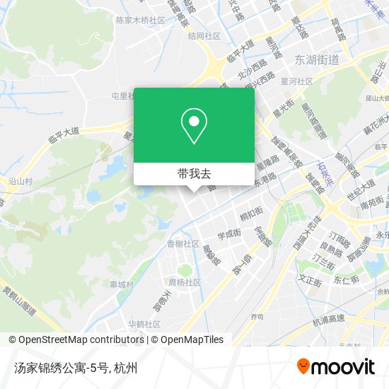 汤家锦绣公寓-5号地图