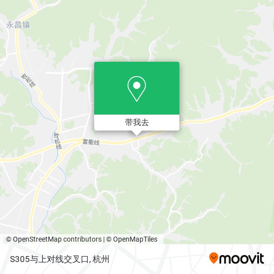S305与上对线交叉口地图
