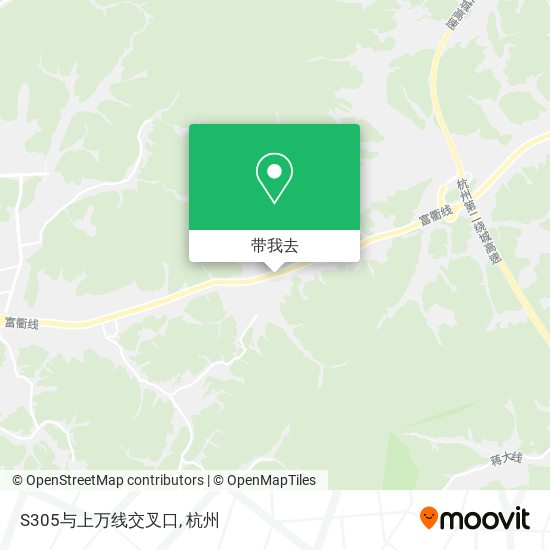 S305与上万线交叉口地图