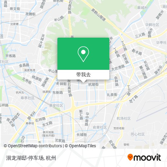 洄龙湖邸-停车场地图