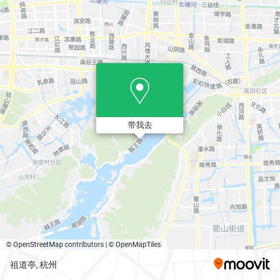 祖道亭地图