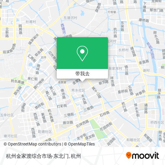 杭州金家渡综合市场-东北门地图