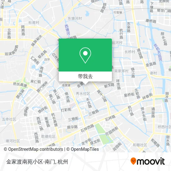 金家渡南苑小区-南门地图