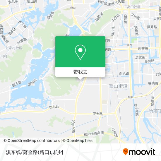 溪东线/萧金路(路口)地图