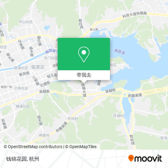 钱锦花园地图