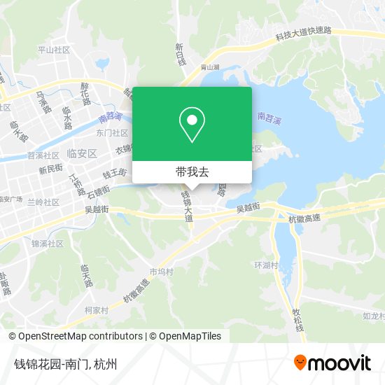 钱锦花园-南门地图