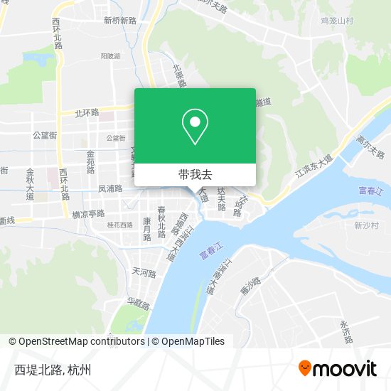 西堤北路地图
