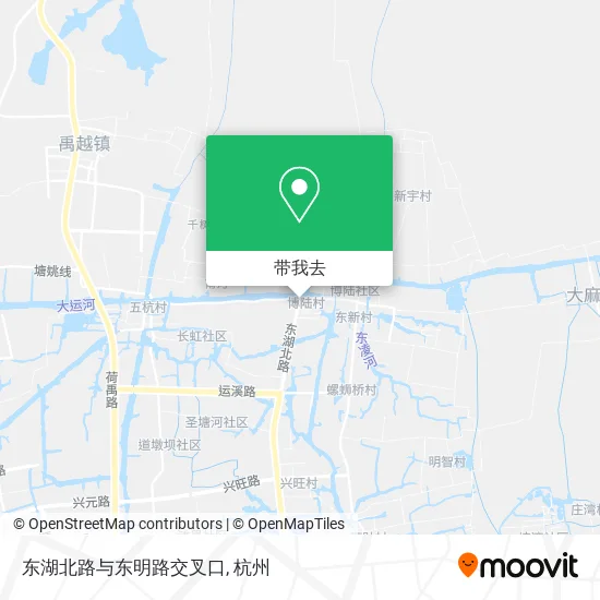 东湖北路与东明路交叉口地图