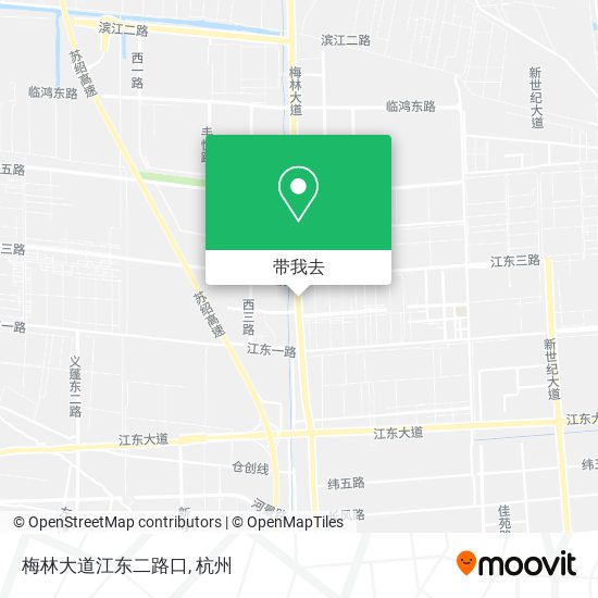 梅林大道江东二路口地图