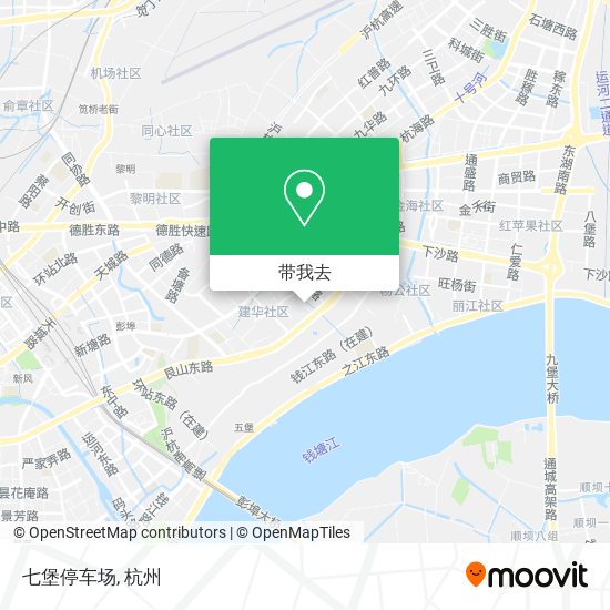 七堡停车场地图