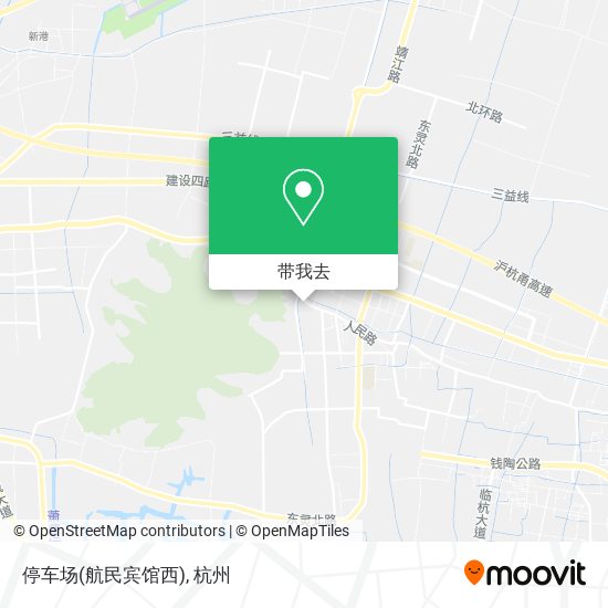 停车场(航民宾馆西)地图