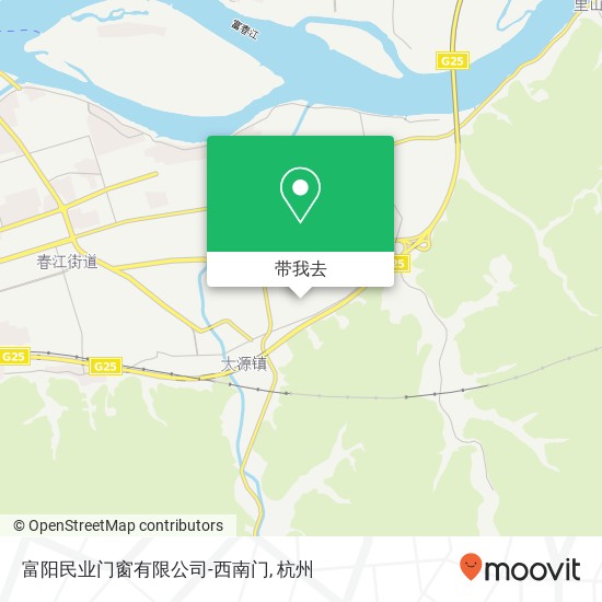 富阳民业门窗有限公司-西南门地图
