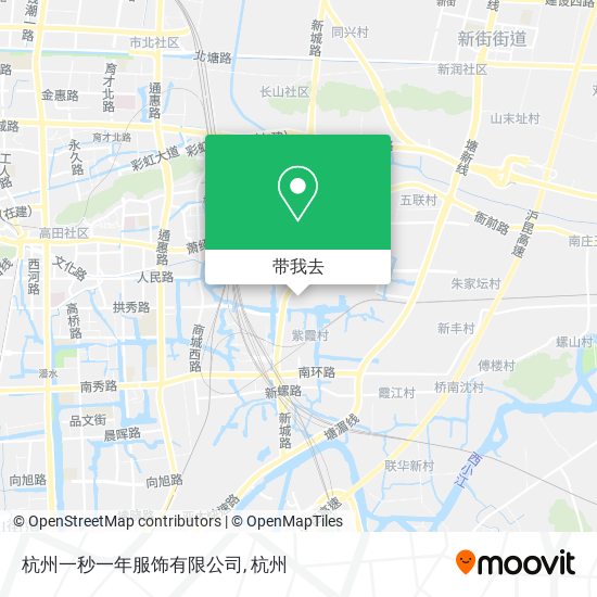 杭州一秒一年服饰有限公司地图