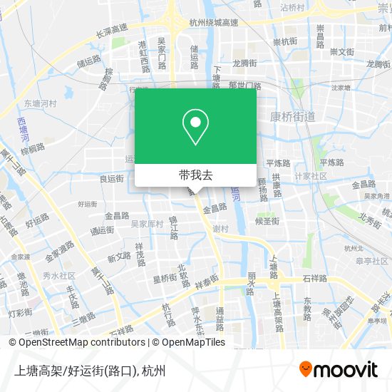 上塘高架/好运街(路口)地图