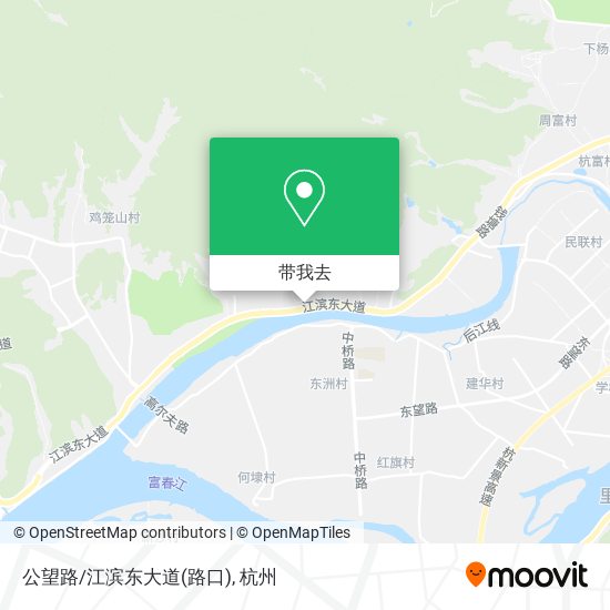 公望路/江滨东大道(路口)地图