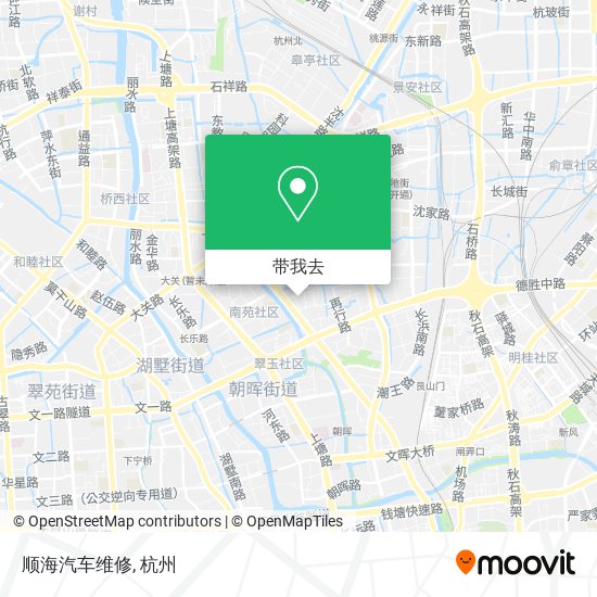 顺海汽车维修地图